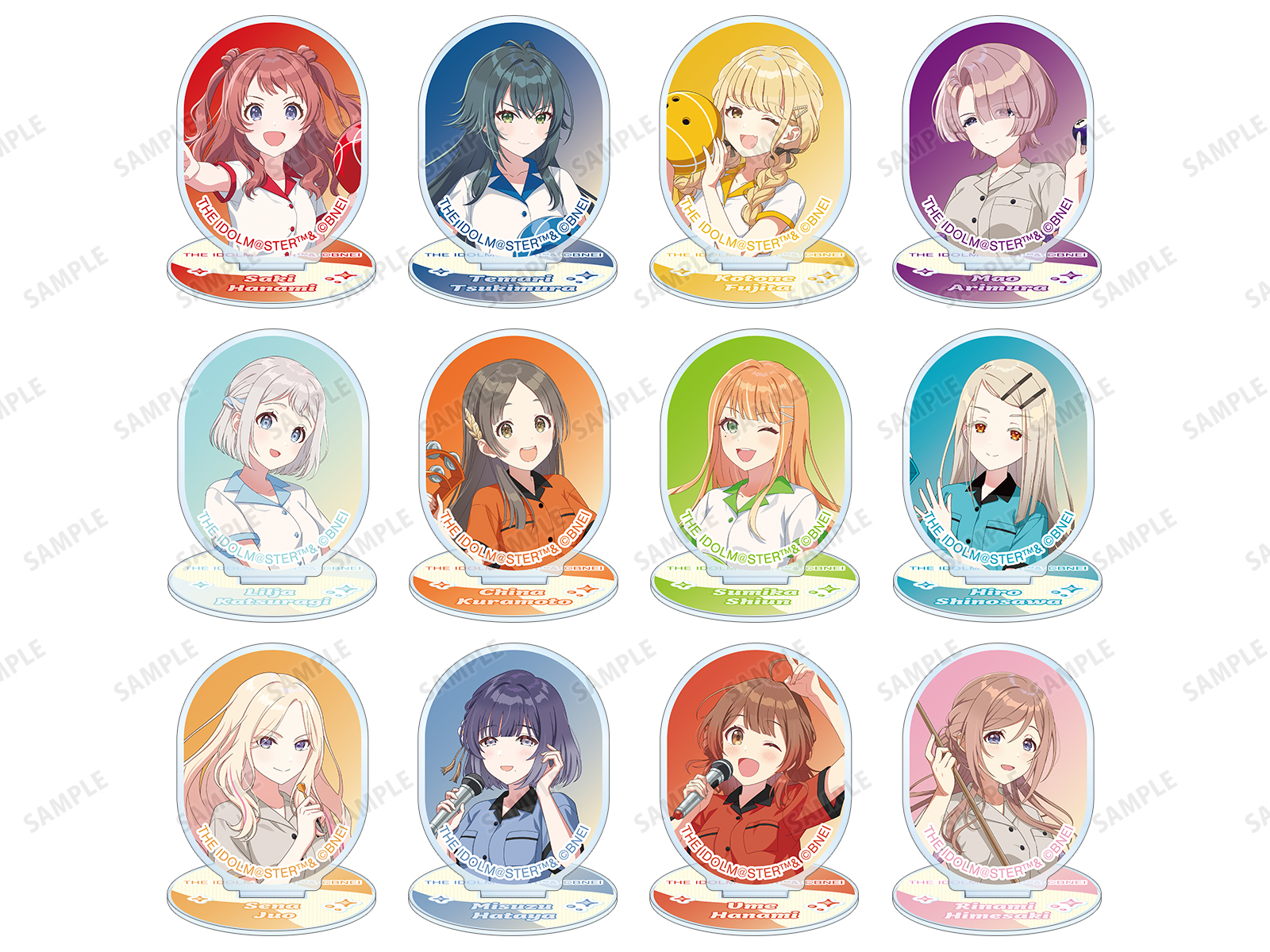 学園アイドルマスター　缶バッジ　アクリルスタンド　ラウンドワン　葛城リーリヤ 学園アイドルマスター × ROUND1 | AMNIBUS