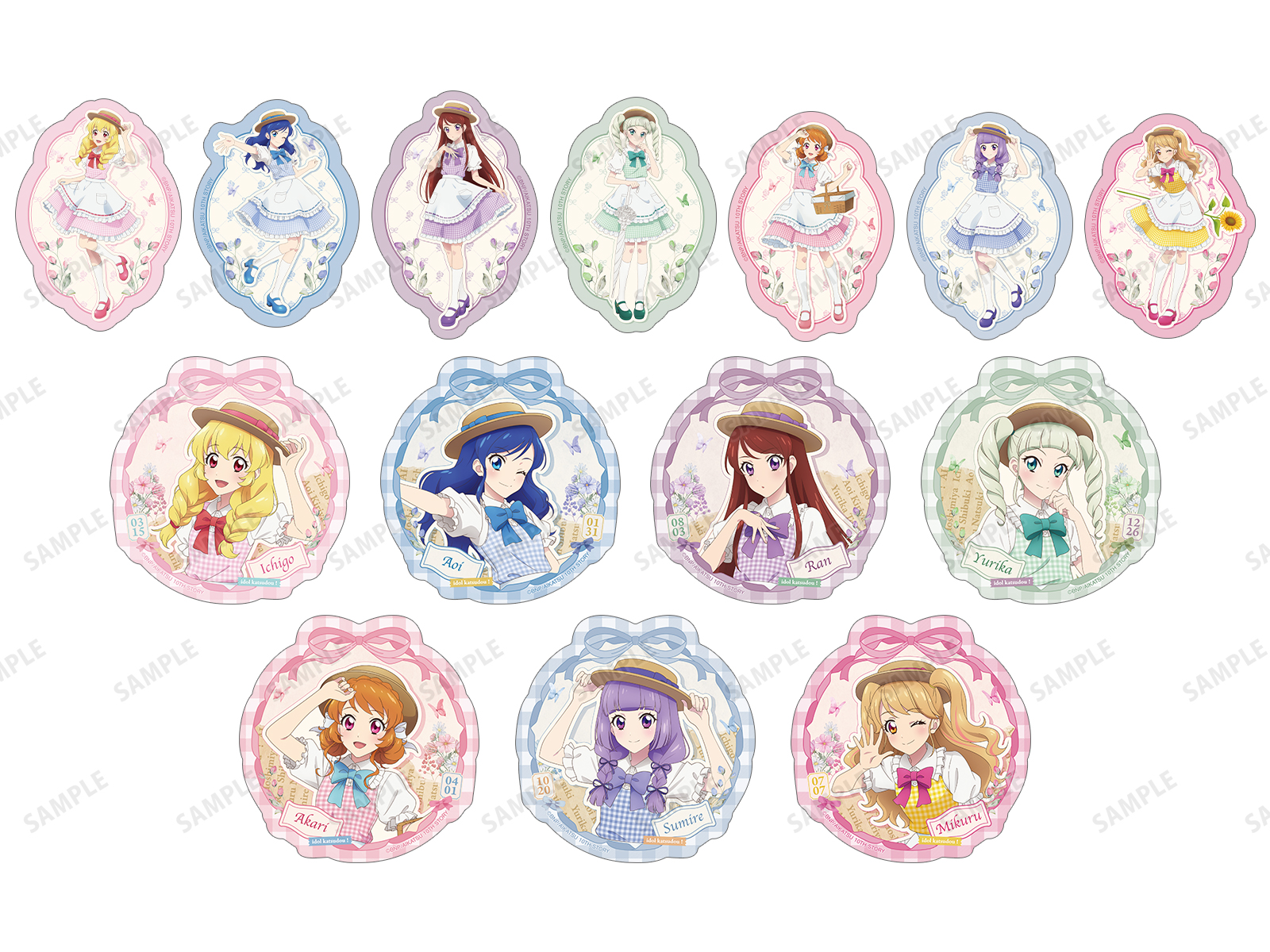 【23】アイカツ　アニon コースター&リクエストチケット　セット⑤ ルミナス アイカツ！ 10th STORY ～未来へのSTARWAY～』アニメイトフェア