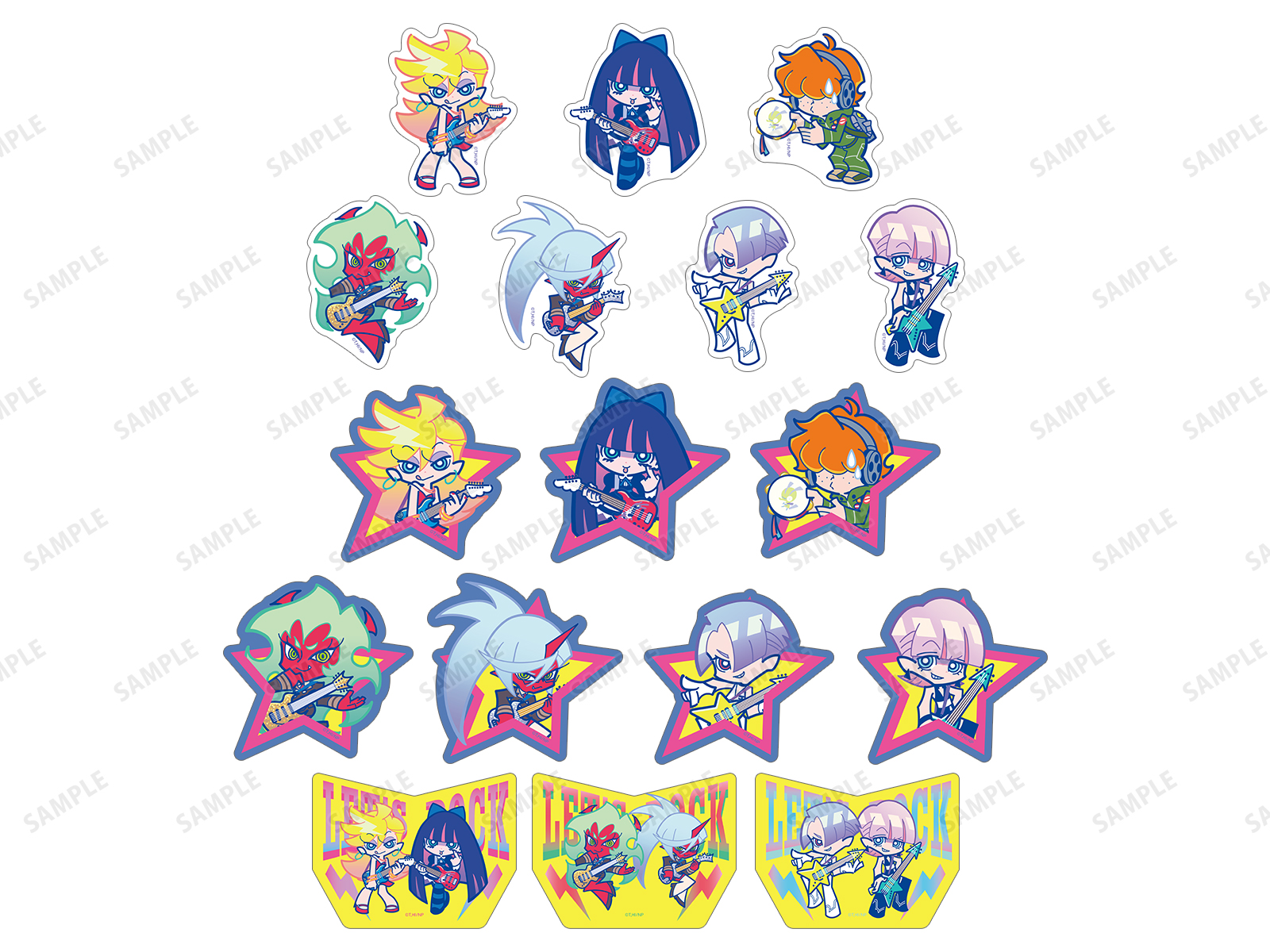 パンストフェス イベント会場限定 カード　メガジャケ　サントラ New PANTY ＆ STOCKING with GARTERBELT』 POP UP SHOP in TOWER
