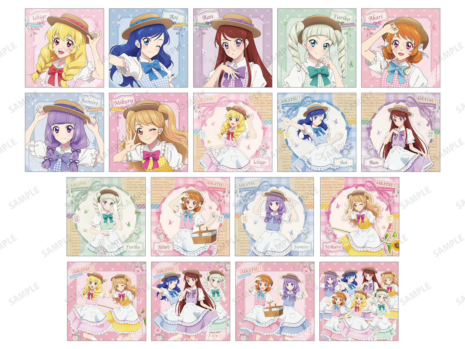 アイカツ！アニON コースター 9枚セット アイカツ！アニON コースター 9枚セット（カードダスドットコム