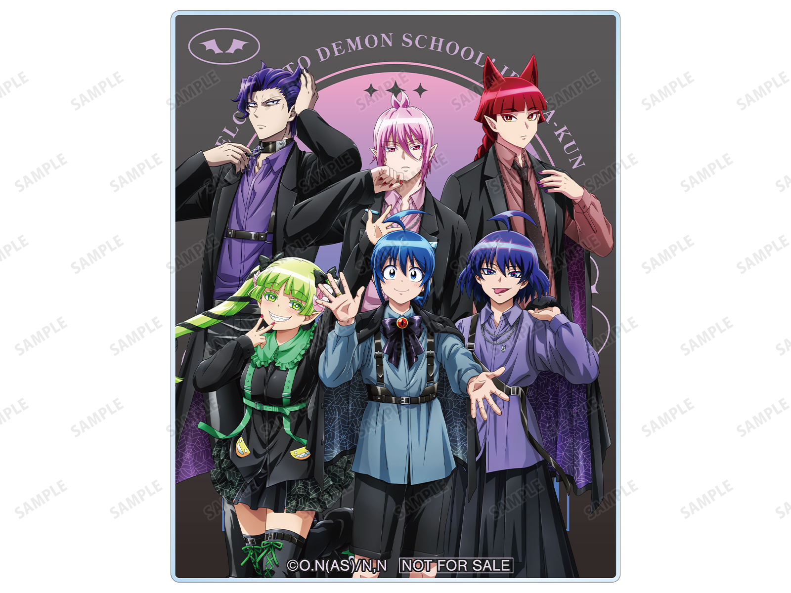 オペラ 魔入りました！入間くん タワレコ グリッター缶バッジ ブラックコーデ ① アニメ『魔入りました！入間くん』 POP UP SHOP in TOWER