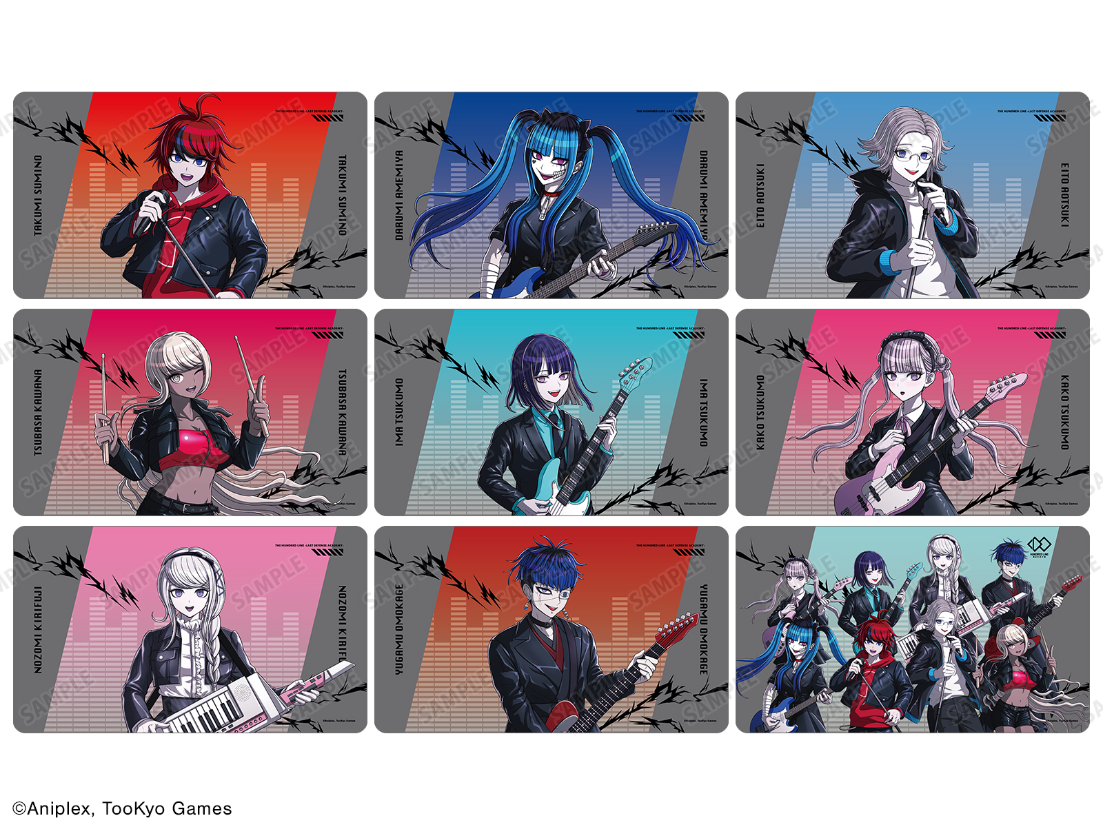 HUNDRED LINE -最終防衛学園-』 POP UP SHOP in TOWER RECORDS