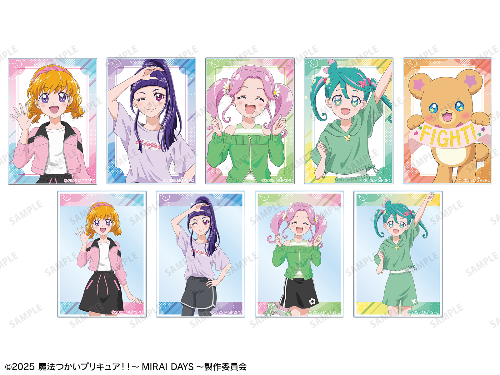 魔法つかいプリキュア アクリルスタンド3種 ラウンドワンコラボ