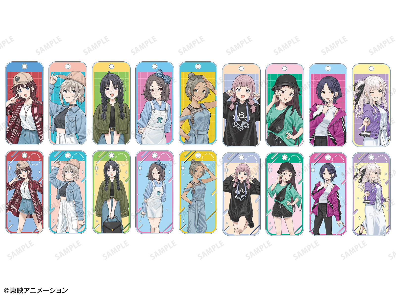 ガールズバンドクライ カラオケの鉄人 缶バッジ 私服ver 全18種 店舗特典付 ガールズバンドクライ カラオケの鉄人 缶バッジ 私服ver 全18種