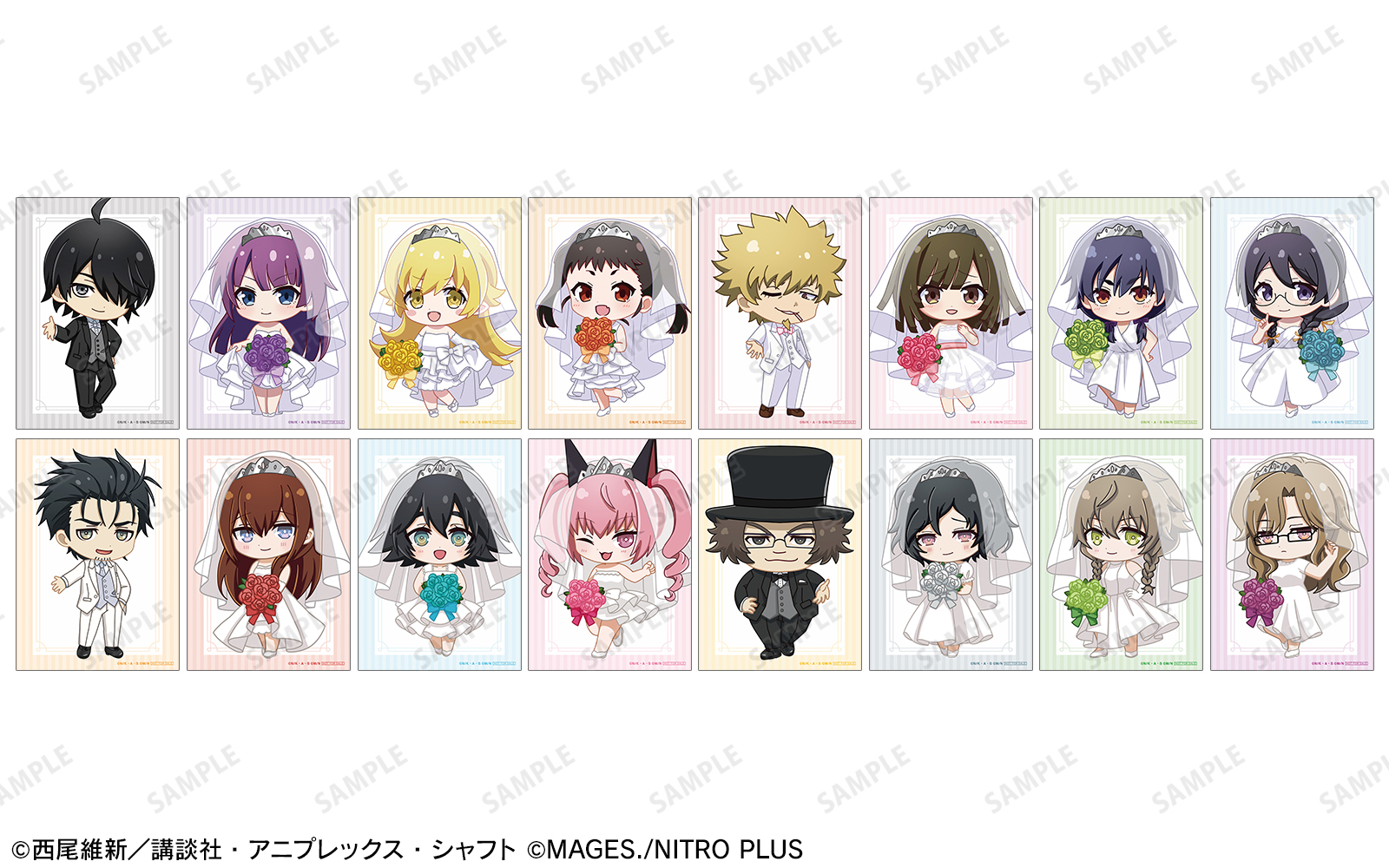 ☆美品☆化物語　シュタインズゲート　シュタゲ　チビちびぐるみ　コンプリートセット 物語シリーズ×STEINS；GATE チビちびぐるみ｜タイトーの11月の
