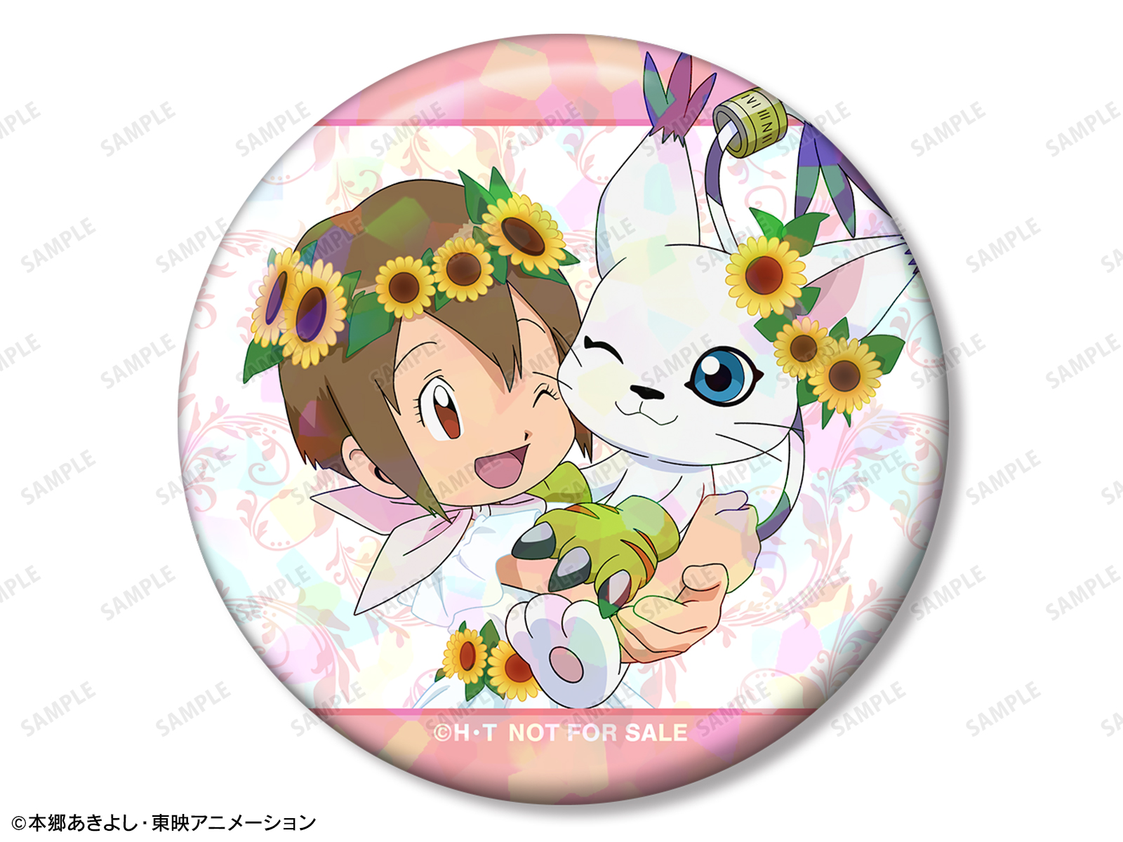 デジモン デジフェス 缶バッジ ヒカリ デジモン25th Anniversary ヒカリ 缶バッジ ロフト