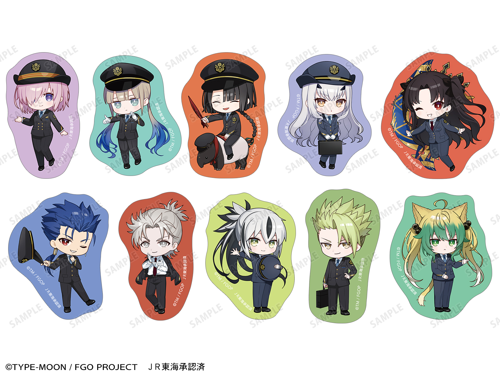 FGO 推し旅　JR東海　　グリッター缶バッジ　太公望 fate FGO 推し旅 JR東海 グリッター缶バッジ 太公望 - メルカリ