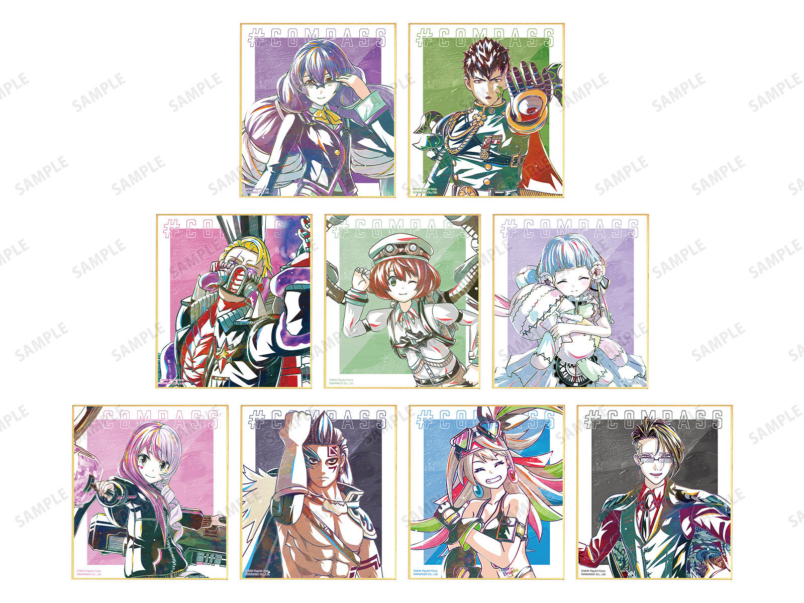 アニメイトフェア 2022 イラストカードコンプリート品 新世代メディアミックスプロジェクト『テクノロイド』より