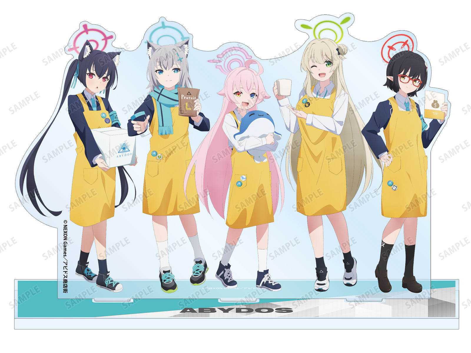 ブルーアーカイブ　アビドス タオル　韓国ポップアップストア ブルーアーカイブ アビドス タオル 韓国ポップアップストア