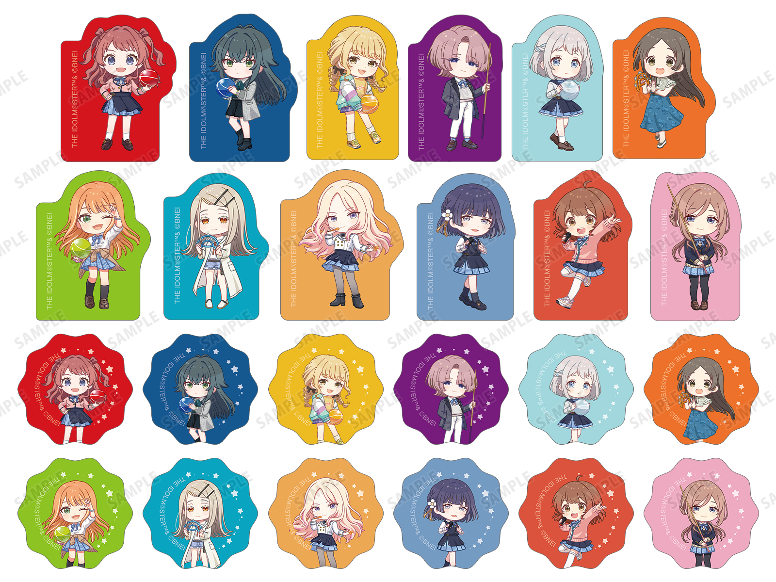 学園アイドルマスター　缶バッジ　10点セット　ラウンドワン　 葛城リーリヤ グッズ-バッチ】学園アイドルマスター グリッター缶バッジ/葛城