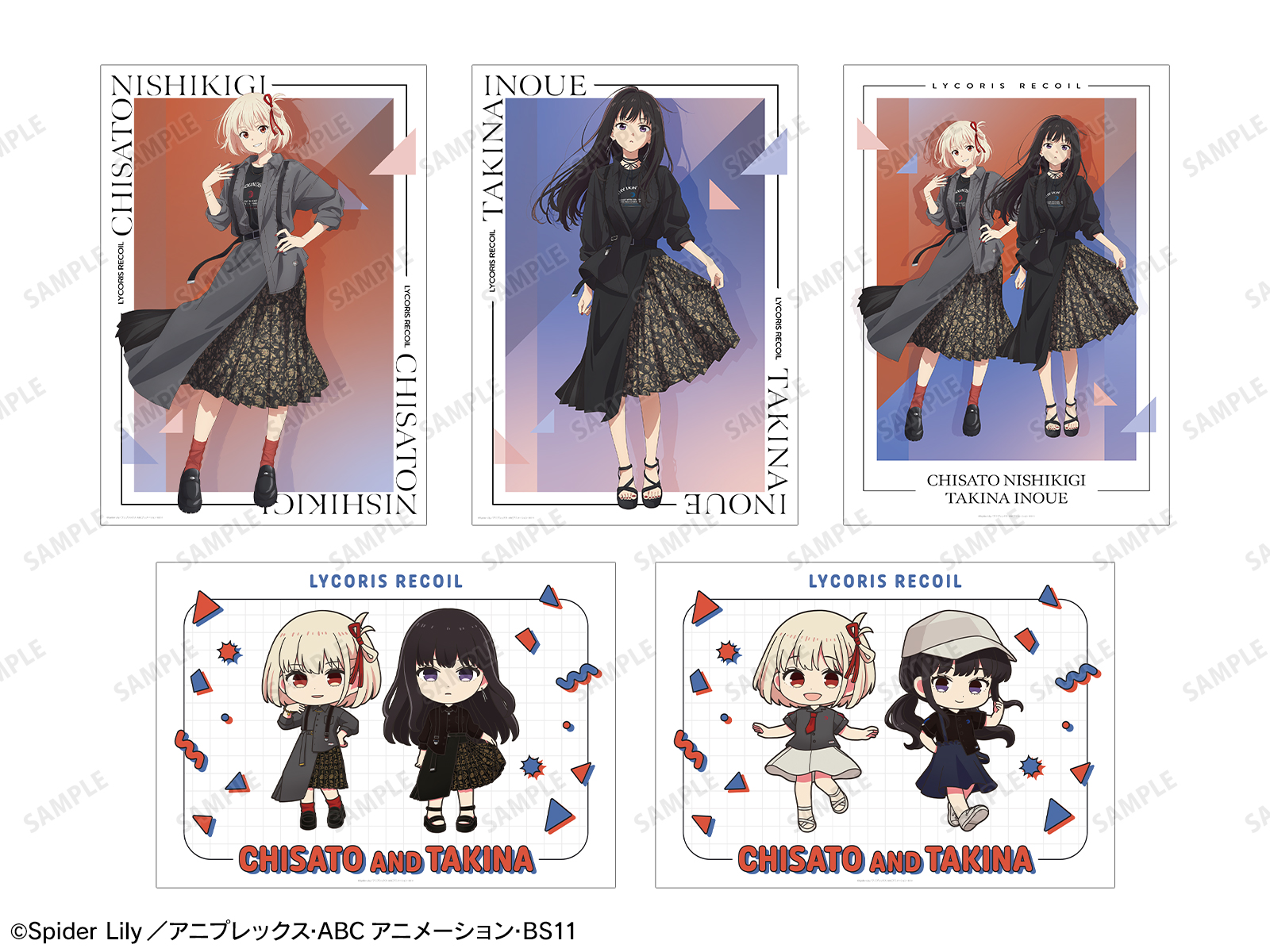 Lycoris Recoil リコリス・リコイル マルイ アクリルカード　グッズ meagratia×リコリス・リコイル』POP UP SHOP in マルイ | AMNIBUS