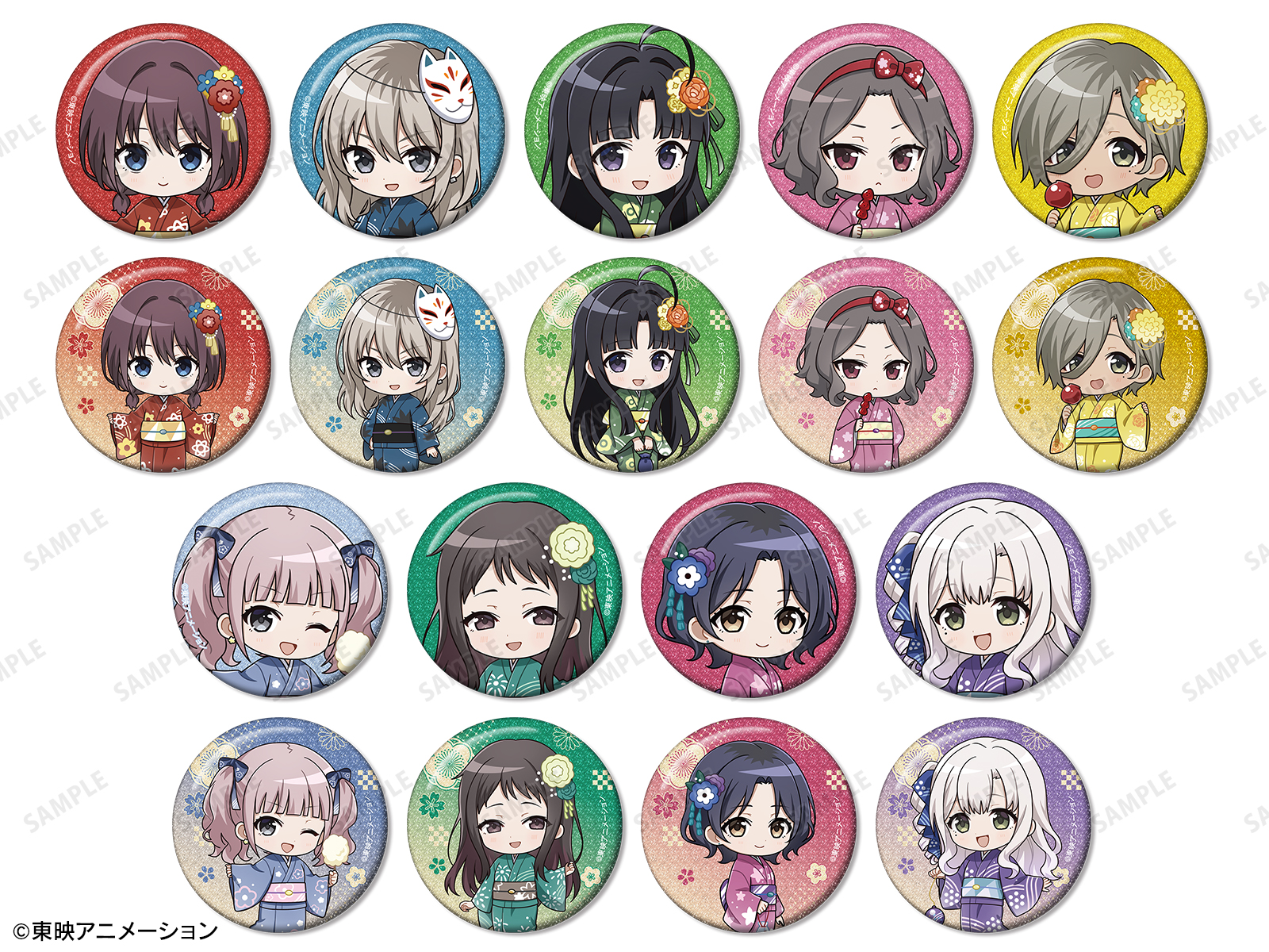 ガールズバンドクライ カラオケの鉄人 缶バッジ 全18種 ちびキャラ 店舗特典付 ガールズバンドクライ カラオケの鉄人 缶バッジ 全18種 ちび