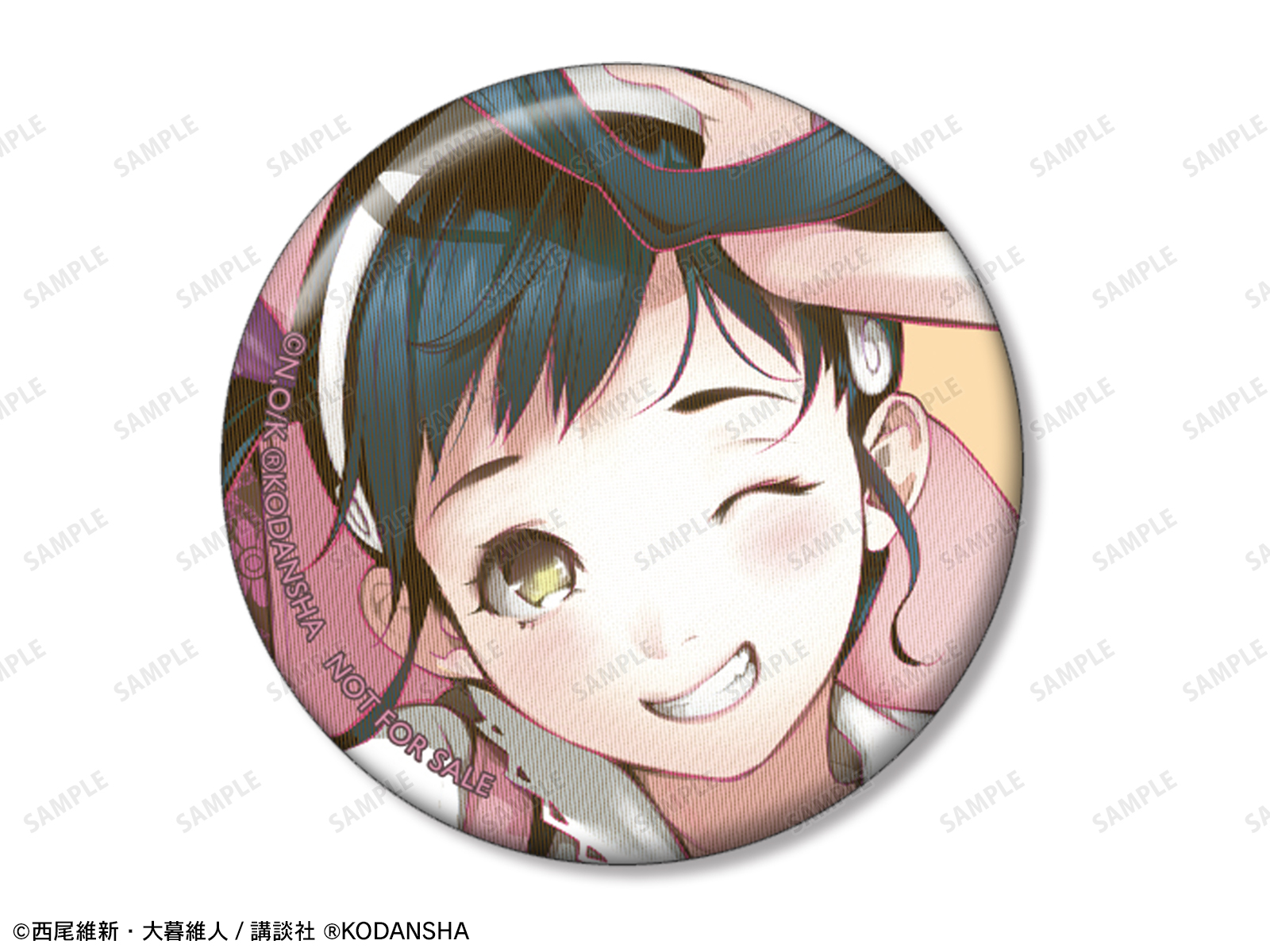 【化物語】忍野忍 アニメイトフェア 特装版 表紙イラスト スクエア缶バッジ 漫画『化物語』 - トレーディング特装版表紙イラストスクエア缶