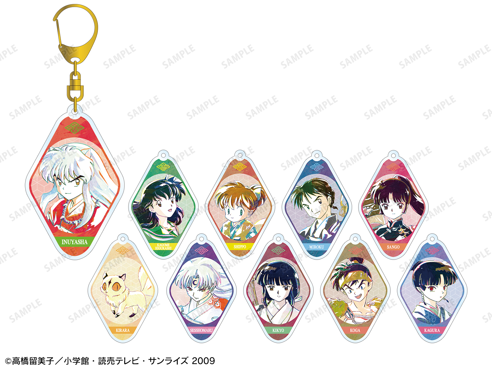 犬夜叉　トレーディングアクリルキーホルダー　コンプリート IAGF国际动漫周边展 | AMNIBUS