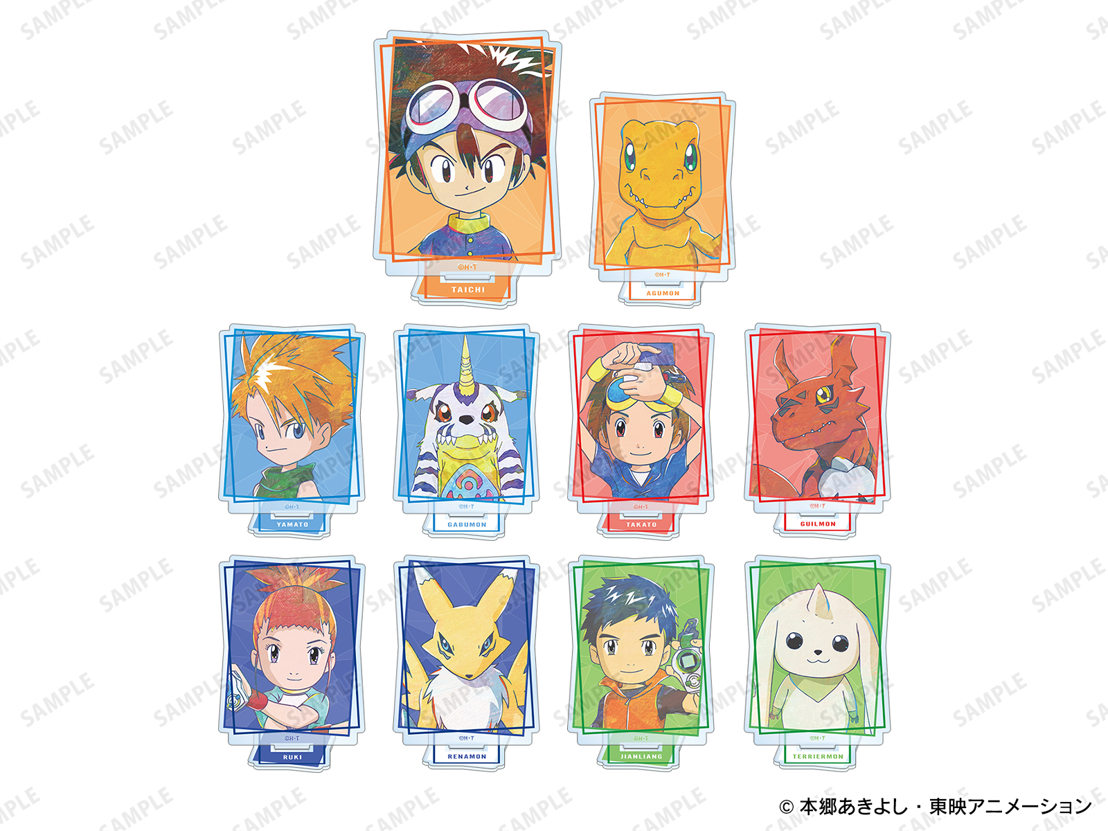 デジモンアドベンチャー ラスエボ アニON アクリルスタンド 全12種 デジモン STORE in ロフト | AMNIBUS