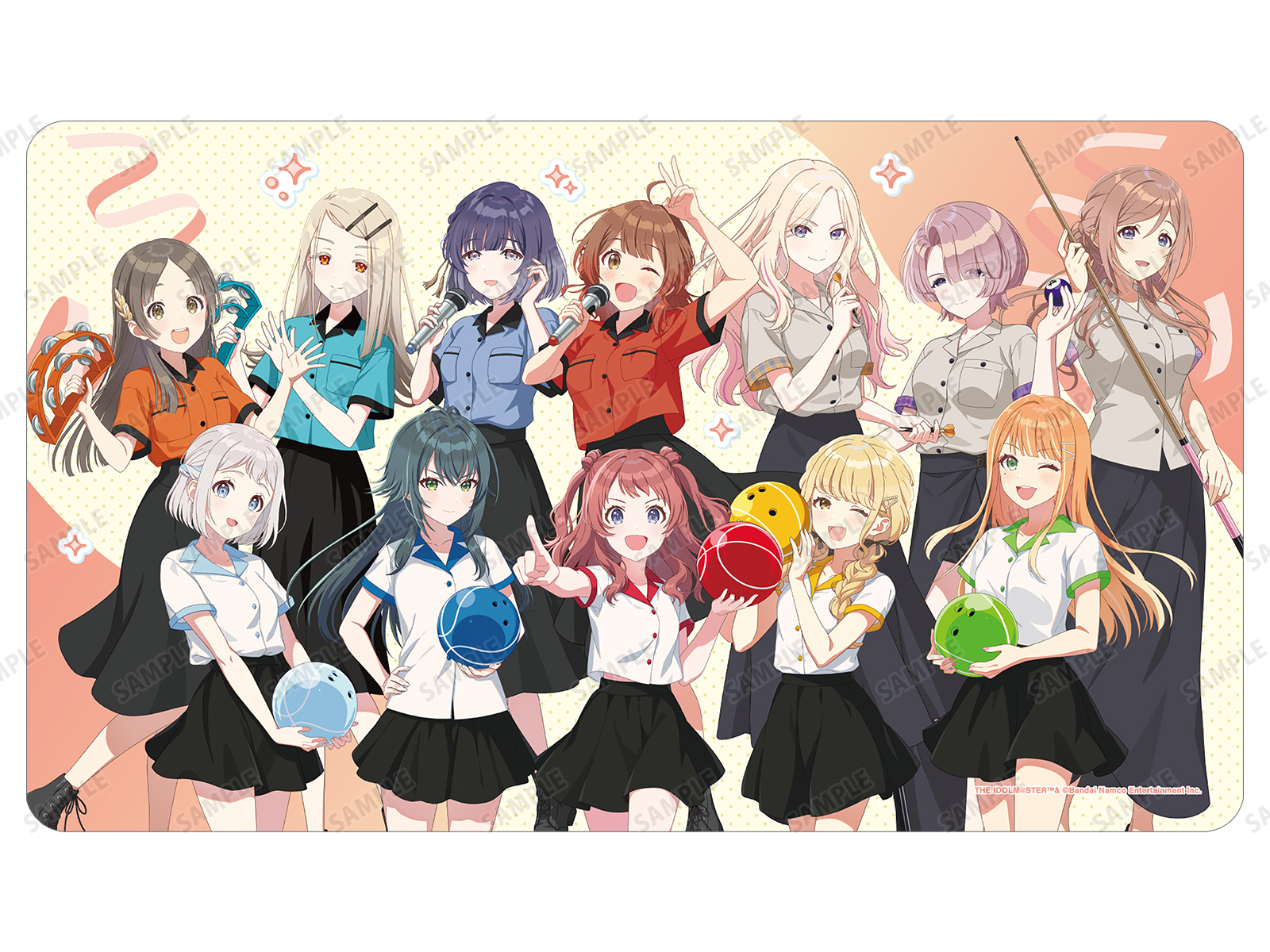10個　未開封　学園アイドルマスター クリアチケット ラウンドワン 限定 学園アイドルマスター Hataya クリアチケット ラウンドワン