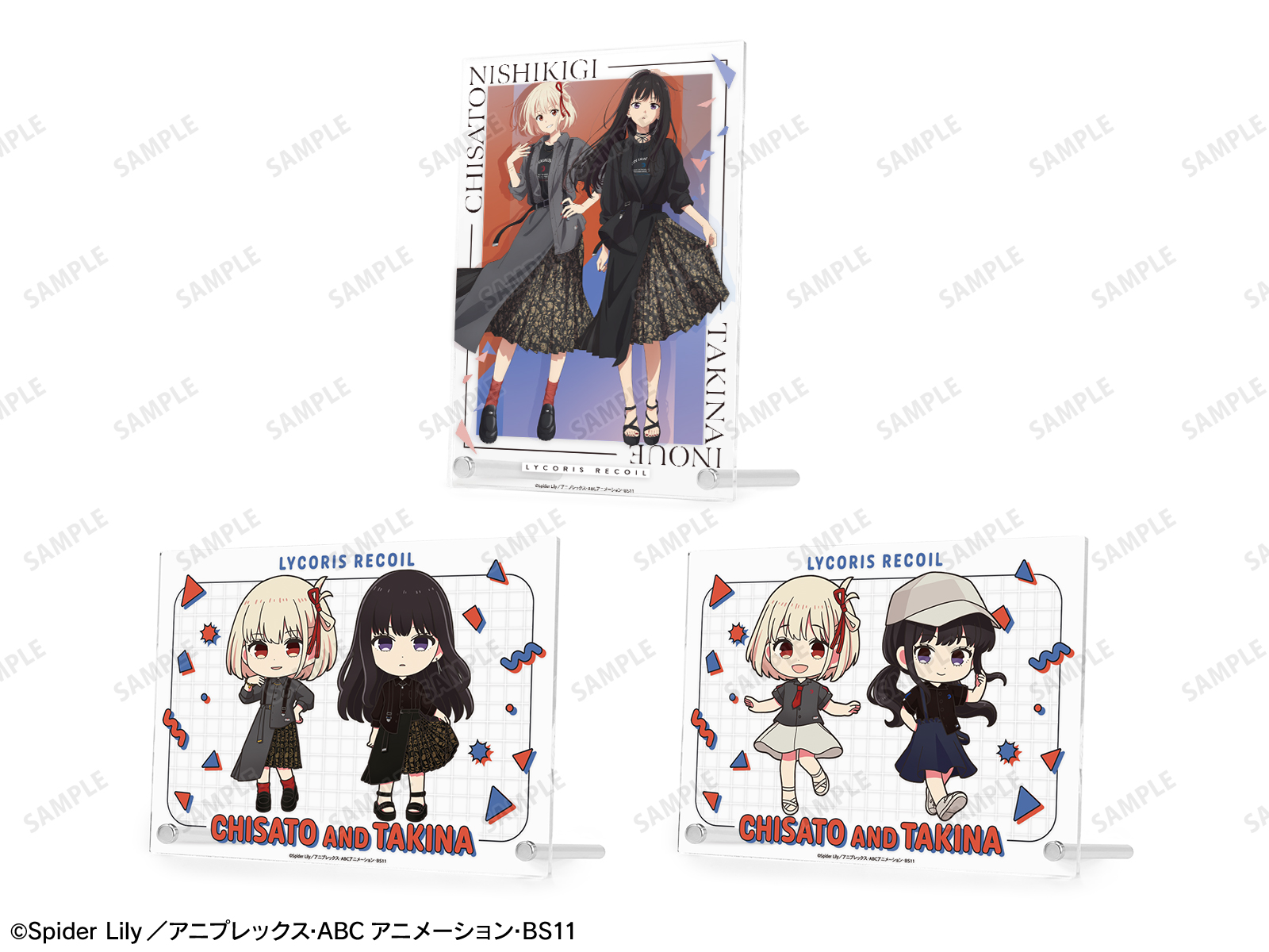 Lycoris Recoil リコリス・リコイル マルイ アクリルカード　グッズ meagratia×リコリス・リコイル』POP UP SHOP in マルイ | AMNIBUS