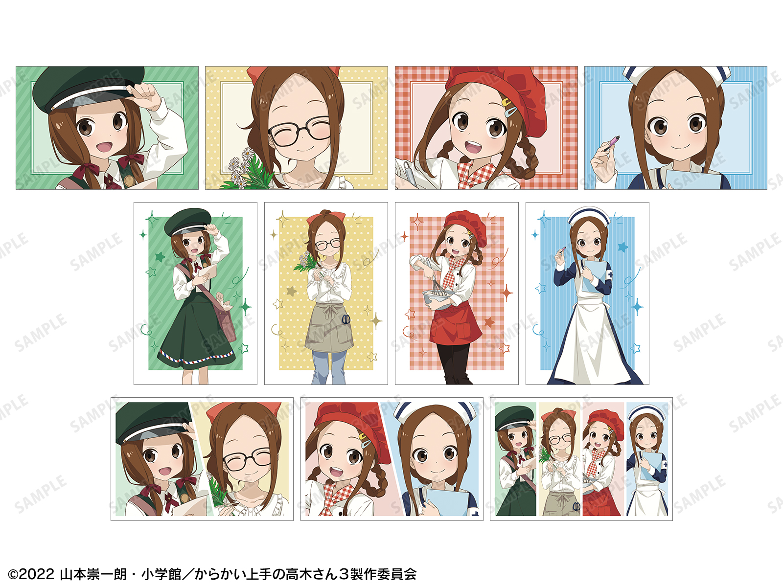 からかい上手の高木さん（原作）よりトレーディングミニ色紙登場