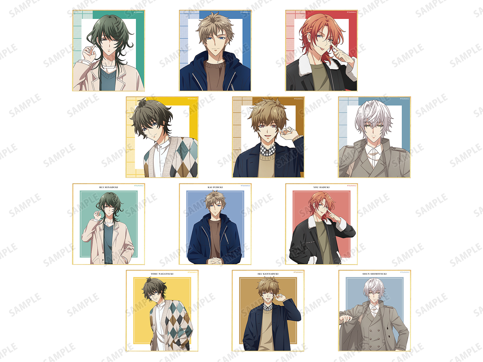ツキウタ。the ANIMATION2 ブロマイド　12枚 CD -「ツキウタ。 THE ANIMATION2」（通称：ツキアニ。ツー